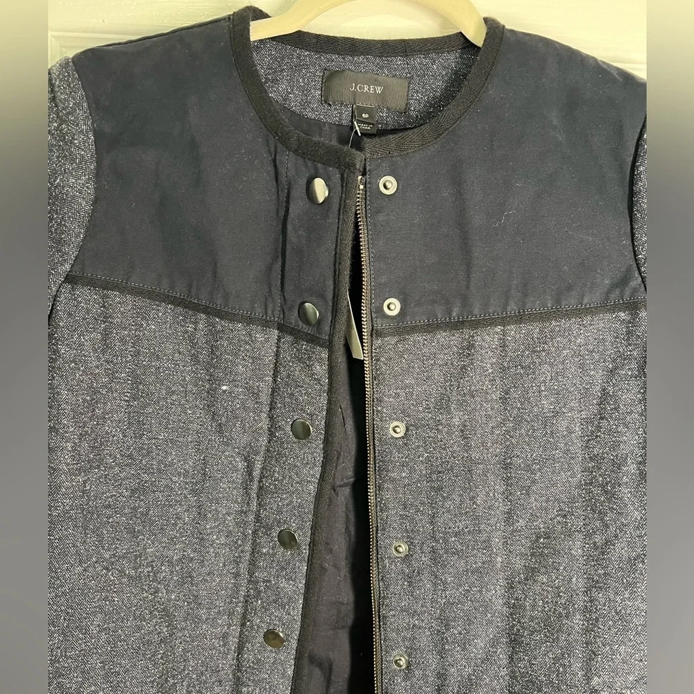 J.Crew Women's‎ Black and Gray Jacket